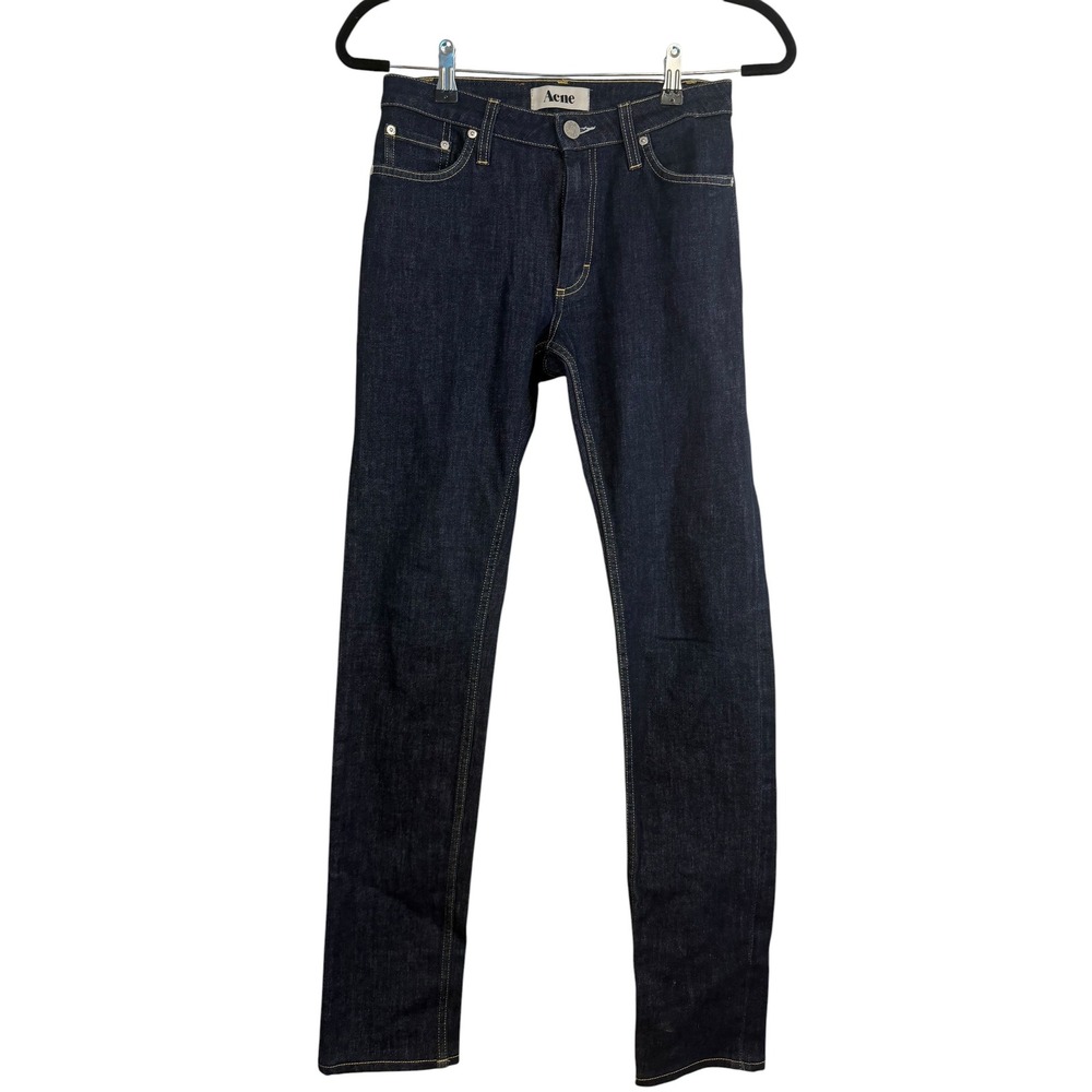 Acne Studios Flex S Wet Blue Skinny Jeans Indigo Denim 27/34